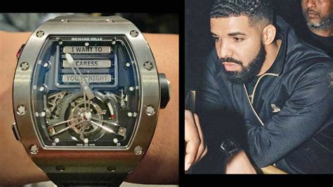 richard mille let me kiss your pussy|Drake Shows Off His $750,000 Erotic Richard Mille Watch In Vegas.